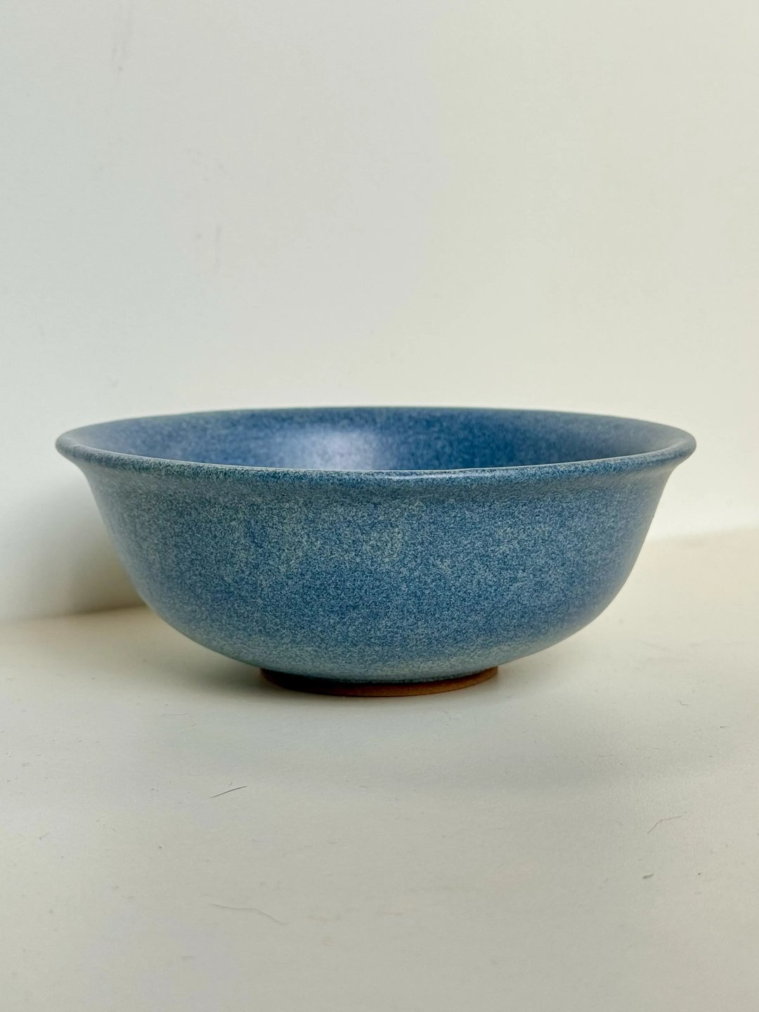 Flared bowl, speckled denim blue, view 2